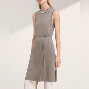 Aritzia Babaton Issac dress in Modern Taupe